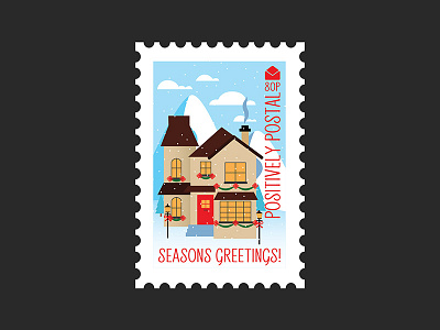 Christmas Postage Stamp #5