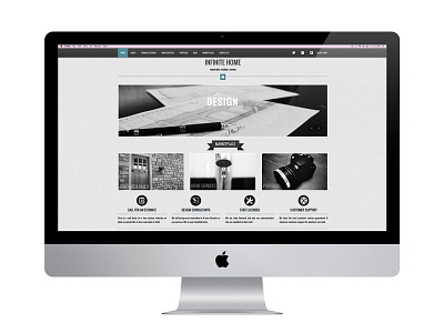 Infinite Home branding build builder design development home logo marketing renovate website