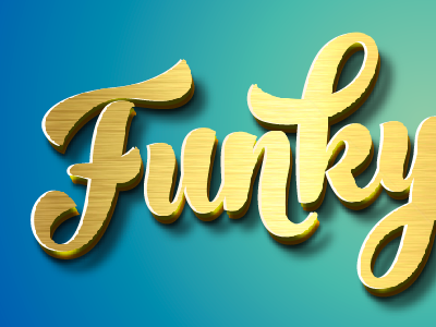 Funky Fresh Typography app color design gold graphic design marketing type typography