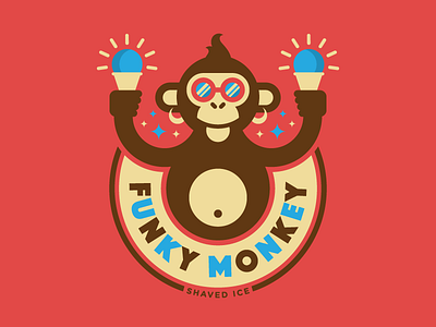 Funky Monkey Shaved Ice by Will Tullos on Dribbble