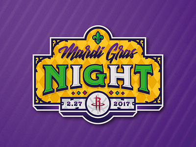 Mardi Gras Night Logo