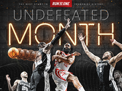Undefeated Month basketball harden houston red rockets undefeated