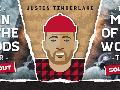 Justin Timberlake MOTW Graphic graphic illustration justin sacramento sold out timberlake tour