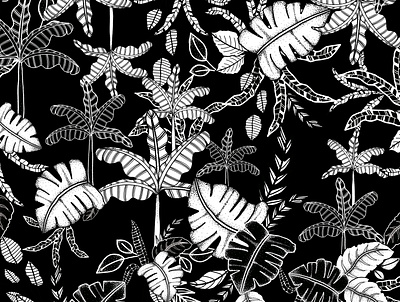 Hand drawn pattern, layered in Photoshop for a surface studio. design drawing illustration pattern surface design
