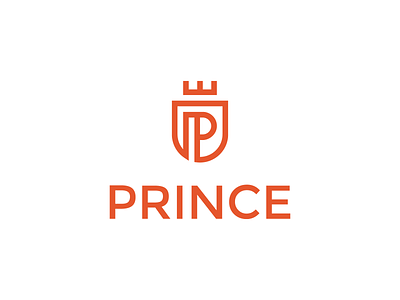 Prince Letter P & Shield Logo