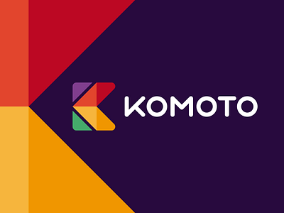 KOMOTO Letter K Logo abstract arrow arrows brand branding desgn hardware identity k letter logo logotype media modern monogram multimedia software video