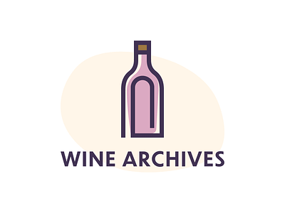 Wine Archives Logo acrhive blog bottle brand branding cellar clip design file flat identity logo wine