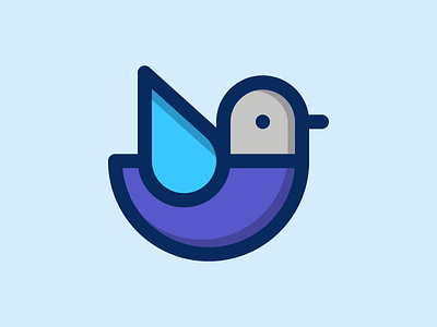 Dove Bird Logo Illustration