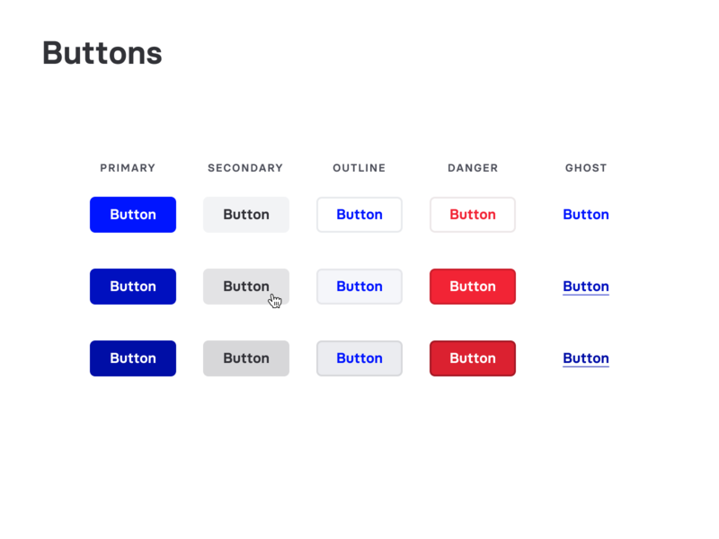 UI Buttons by Victor Rønnow on Dribbble