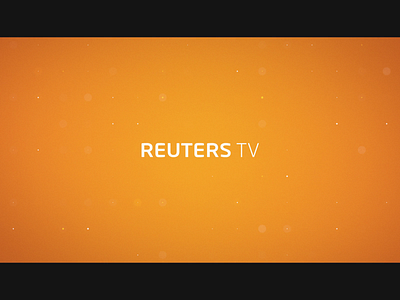 Reuters TV exploration logo motion graphics news news app opener rare volume reuters reuterstv title