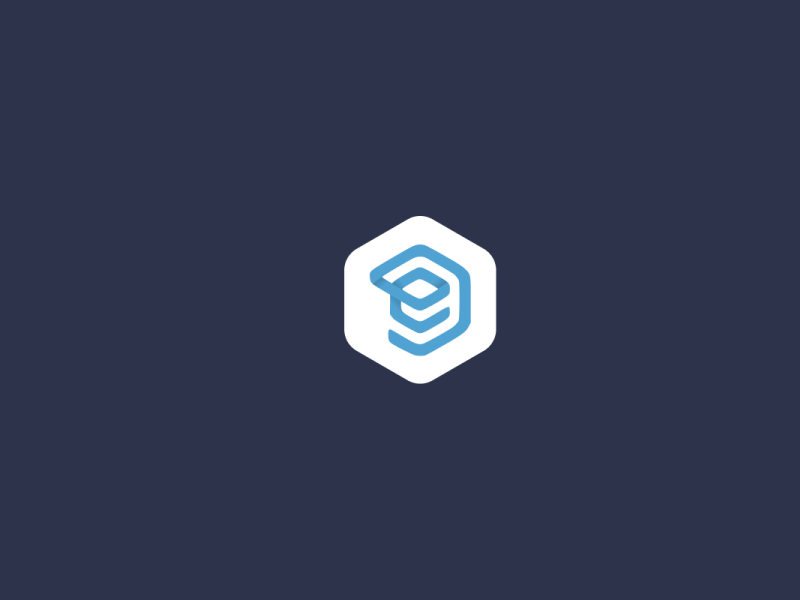 Logo: E - Cube - Hexagon - Fold by Ratomir for sodasoft on Dribbble