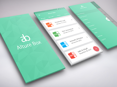 Alture Box - File Sharing App android android app app design drop file sharing google material material sharing ui uiux ux