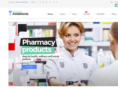 Medicare Pharmacies - Healthcare WordPress Theme - Themelexus healthcare medical medicare pharmacy pharmacy themeforest themelexus wordpress theme