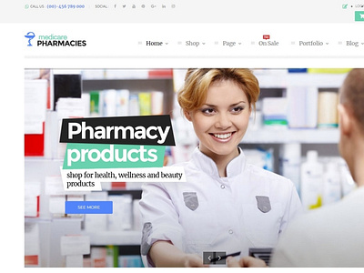 Medicare Pharmacies - Healthcare WordPress Theme - Themelexus