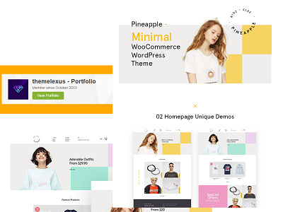 Pineapple - Fashion WooCommerce WordPress Theme - Themelexus fashion store pineapple themeforest themelexus woocommerce wordpress theme