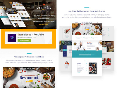 Souldeli - Restaurant & Cafe WordPress Theme - Themelexus cafe restaurant souldeli themeforest themelexus wordpress theme