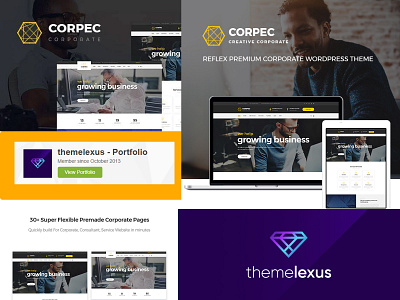 Corpec - Corporate WordPress Theme - Themelexus