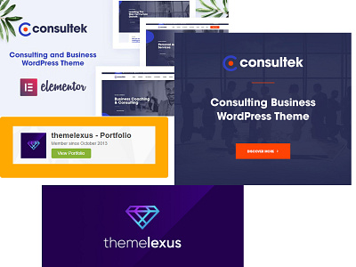 Consultek - Consulting Business WordPress Theme Themelexus