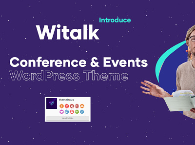 Witalk Introduce: Conference & Event WordPress Theme - Themelexu conference wordpress theme event wordpress theme themelexus themelexus themeforest witalk wordpress theme