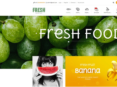 Fresh Store WooCommerce WordPress Theme - Themelexus food store food website design fresh store themeforest themelexus woocommerce wordpress theme