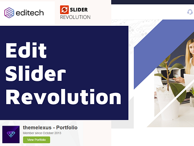 Solve Missing Slider Revolution when Importing Demo | Editech WP