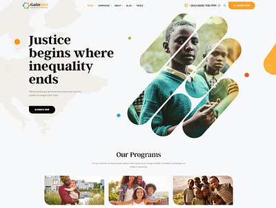 Gainlove - Nonprofit Charity WordPress Theme charity wordpress theme gainlove nonprofit themes wordpress theme