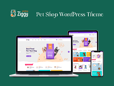 Landingpage for Pet Shop WordPress Website - Pet theme