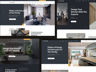 Landingpage Kitchor Interior Design WordPress Theme - THemelexus