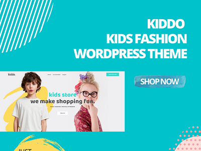Landingpage for Kids Fashion Store in WordPress Website 1 click installation import elementor kiddo kids fashion store website design woocommerce wordpress wordpress theme wordpress theme update