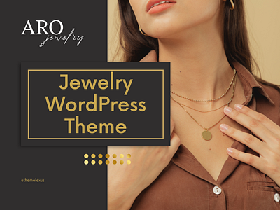 Elegant Landingpage for Jewelry Website - Aro WordPress Theme jewelry shop wordpress theme jewelry store jewelry store woocommerce theme woocommerce woocommerce theme wordpress theme