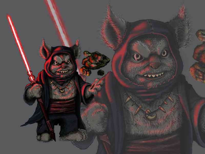 Character Design Sith Ewok.