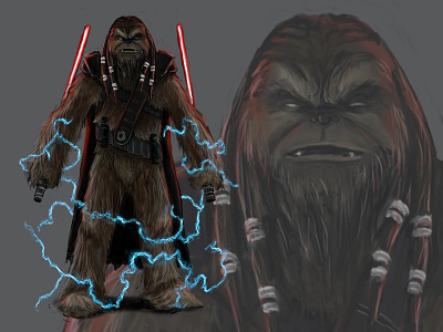 Character Design Sith Wookie