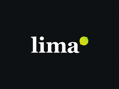 Lima fruit fruta lemon lima lime logo logotype typography