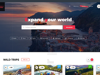 Trip Website Design