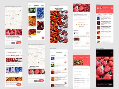 Fruit App Design