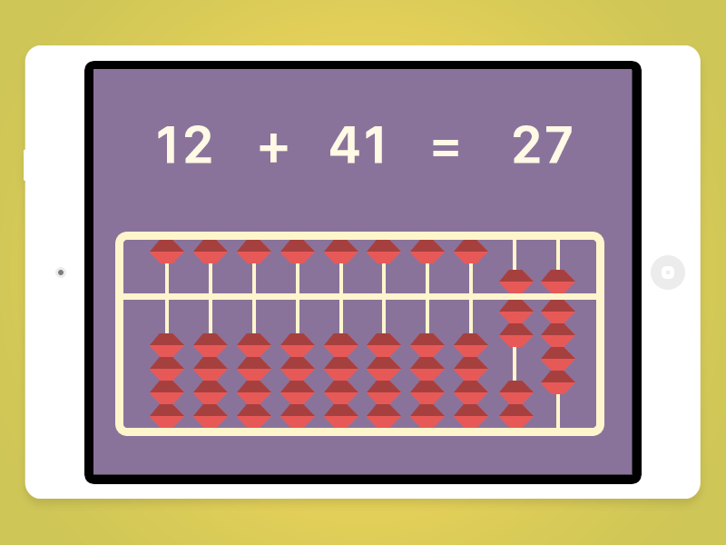 DailyUI 004: Calculator 004 abacus animation calculator dailyui gif