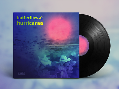 Muse: Alternate Vinyl Cover album album art black holes and revelations butterflies and hurricanes cd muse music photomanipulation vinyl