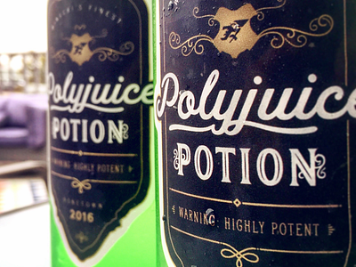 Custom Drink Label Polyjuice Potion By Akhil Dakinedi On - Polyjuice potion label printable