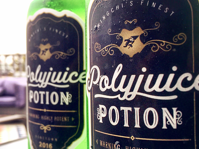 Custom Drink Label: Polyjuice Potion by Akhil Dakinedi on ...