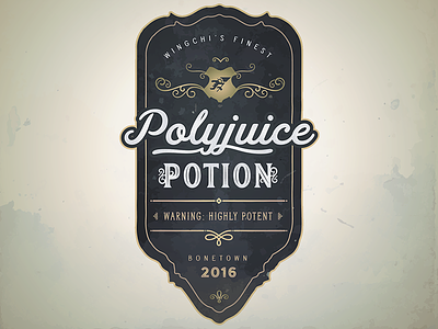 Custom Drink Label: Polyjuice Potion