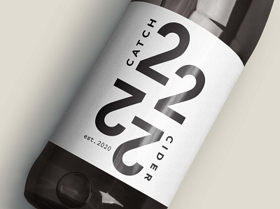 Catch 22 Cider branding design graphic design logo