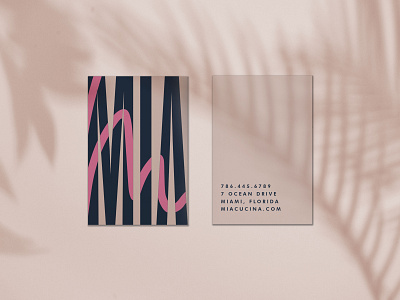 Mia Cucina Business Cards branding business cards design graphic design logo print