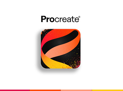 Procreate App Icon Redesign app icon branding design graphic design logo logo design procreate