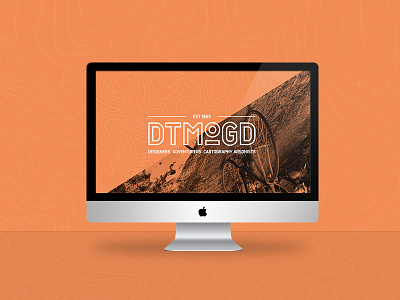 DTMGD Wallpaper/Doodle adventure time design desktop font graphic design letters orange type type design typography wallpaper wip