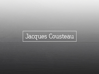 Jacques Cousteau font jacques cousteau letters serif slab type typography wip