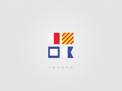 Logo Sketch doodle flags ideas logo london nautical wip