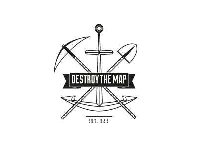 Destroy the Map | Graphics & Design anchor badge chris mizen beard coming soon destroy the map logo dfs paper ribbon