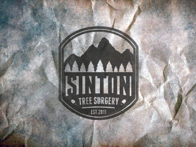 Sinton Tree Surgery 2012 logo lost type co sinton tree surgery typography