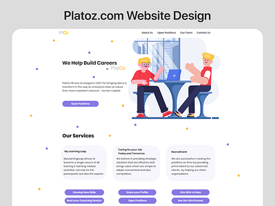 Platoz.com Website Design