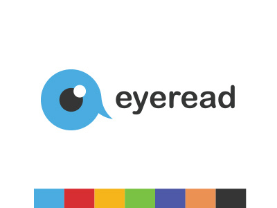 Eyeread books eyetracking illustration logo